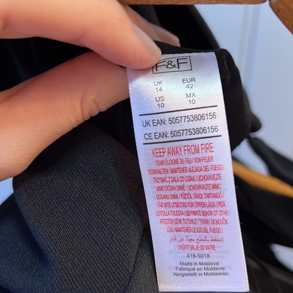 F&f Black Sleeveless Romper Size 10 - Picture 12 of 16